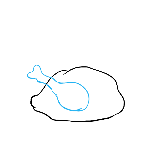How to Draw a Turkey Dinner Really Easy Drawing Tutorial