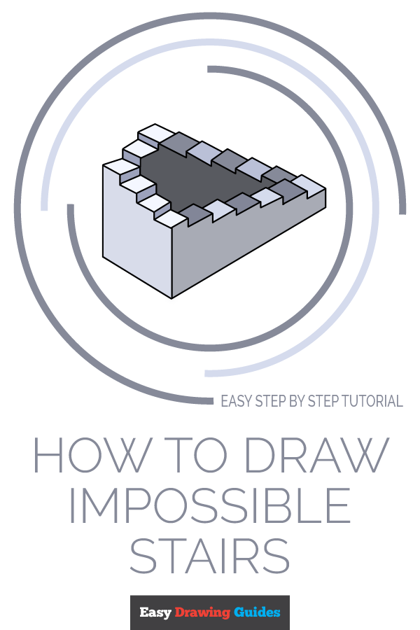 How to Draw Impossible Stairs Really Easy Drawing Tutorial