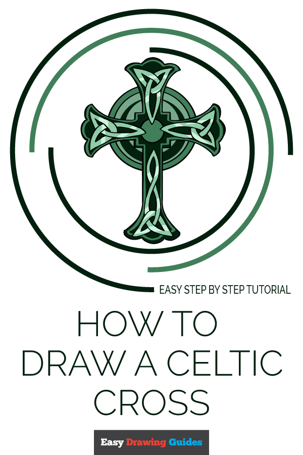 How to Draw a Celtic Cross Really Easy Drawing Tutorial