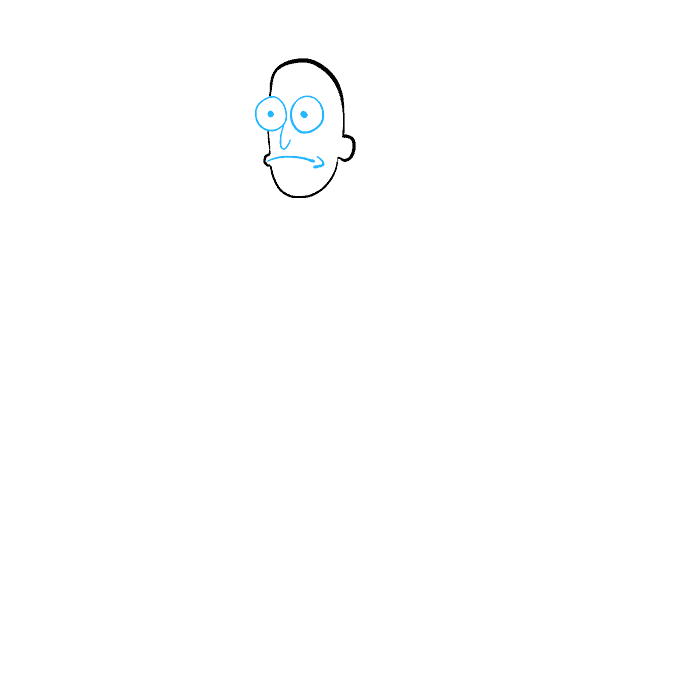 How to Draw Rick from Rick and Morty Really Easy Drawing Tutorial