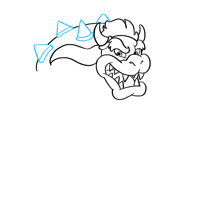 How to Draw Bowser from Super Mario Bros Really Easy Drawing Tutorial