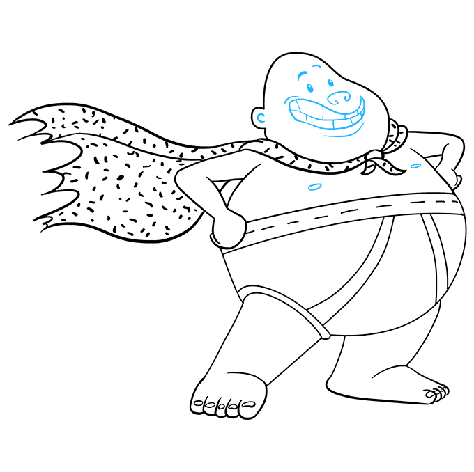 How to Draw Captain Underpants Really Easy Drawing Tutorial