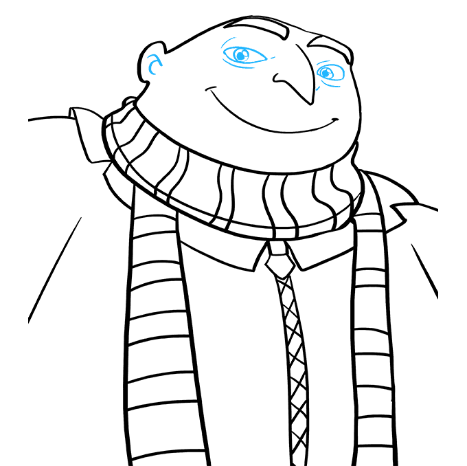 How to Draw Gru from Despicable Me Really Easy Drawing Tutorial