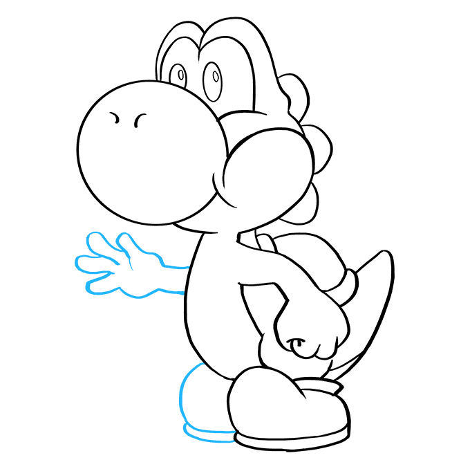 How to Draw Yoshi from Super Mario Really Easy Drawing Tutorial