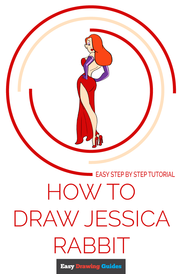How to Draw Jessica Rabbit Really Easy Drawing Tutorial