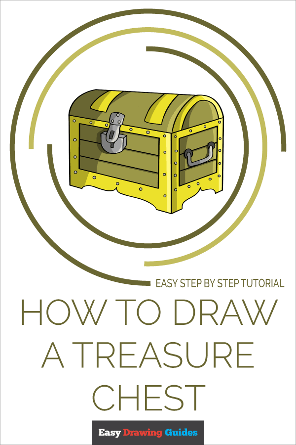 How to Draw a Treasure Chest Really Easy Drawing Tutorial