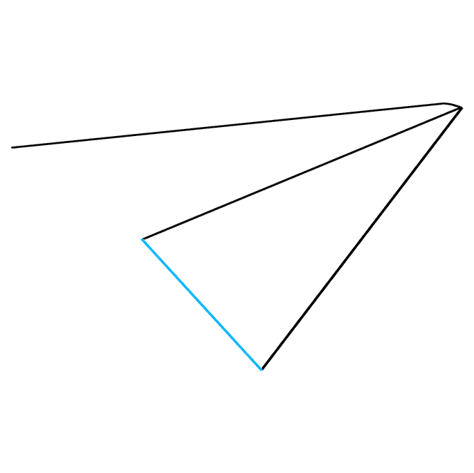 How to Draw a Paper Airplane Really Easy Drawing Tutorial