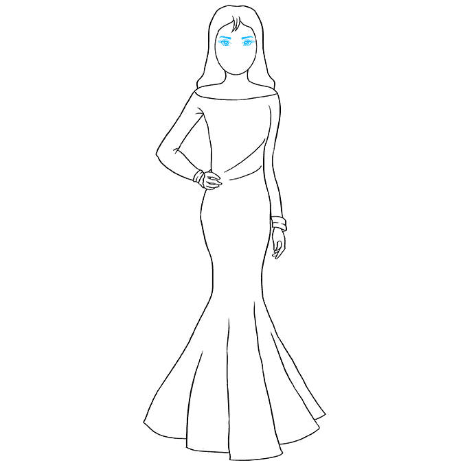 How to Draw a Woman Really Easy Drawing Tutorial