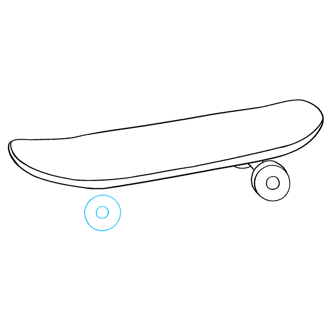 How To Draw A Skateboard Really Easy Drawing Tutorial
