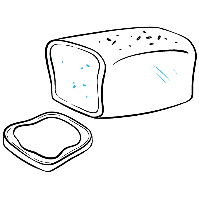 How to Draw Bread Really Easy Drawing Tutorial
