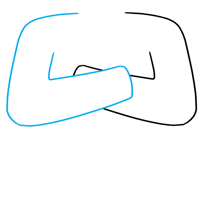 How to Draw Crossed Arms Really Easy Drawing Tutorial