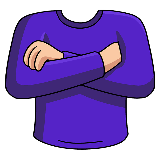 Collection 32+ Stock Photos how to draw someone with their arms crossed Superb