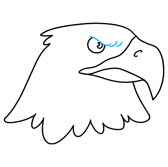 How to Draw an Eagle Head Really Easy Drawing Tutorial