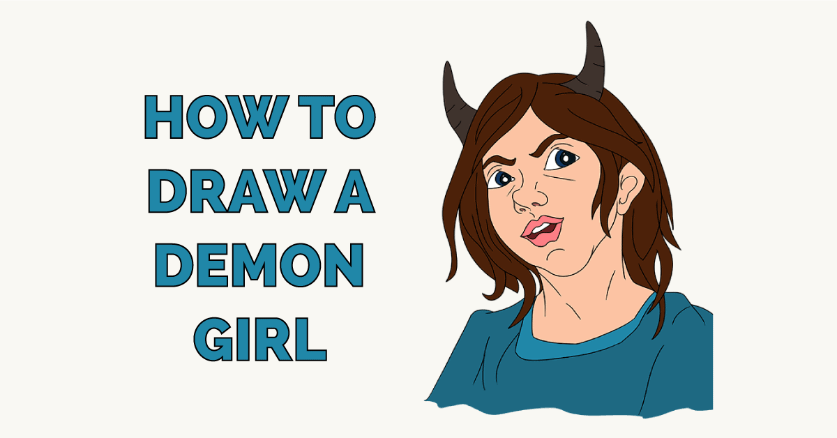 How to Draw a Demon Girl Really Easy Drawing Tutorial