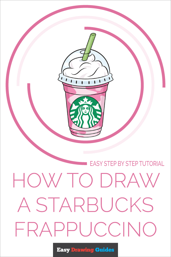 How to Draw a Starbucks Frappuccino Really Easy Drawing Tutorial