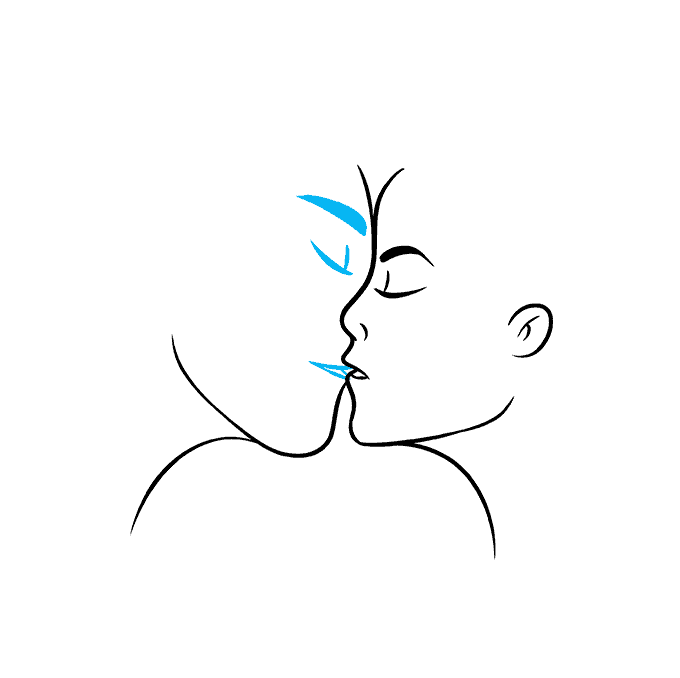 How to Draw a Kiss Really Easy Drawing Tutorial