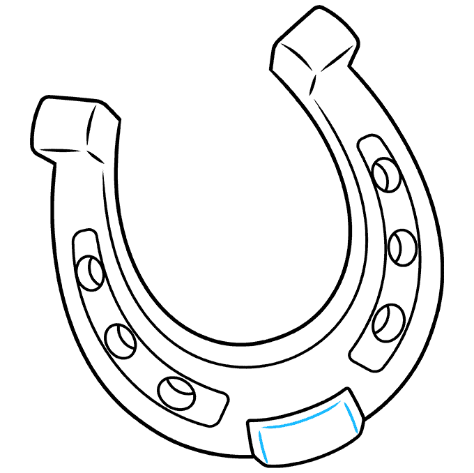 How to Draw a Horseshoe Really Easy Drawing Tutorial