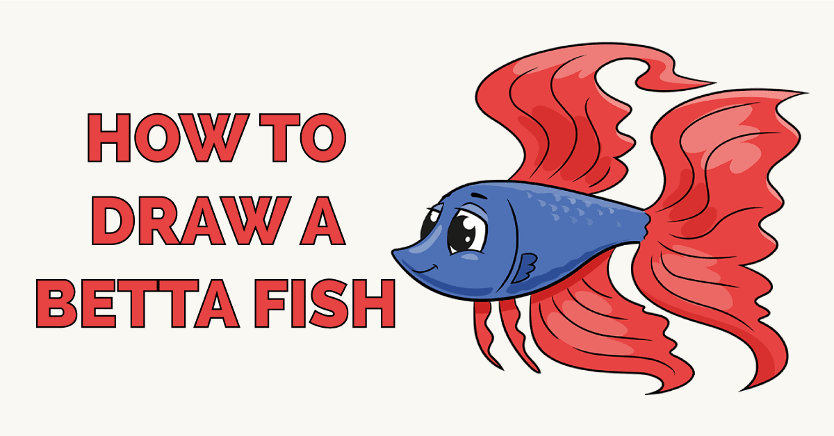 How to Draw a Betta Fish Really Easy Drawing Tutorial