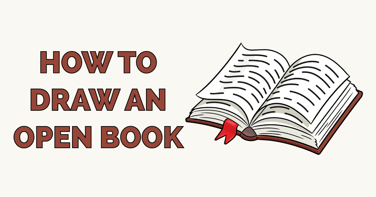 How to Draw an Open Book Really Easy Drawing Tutorial