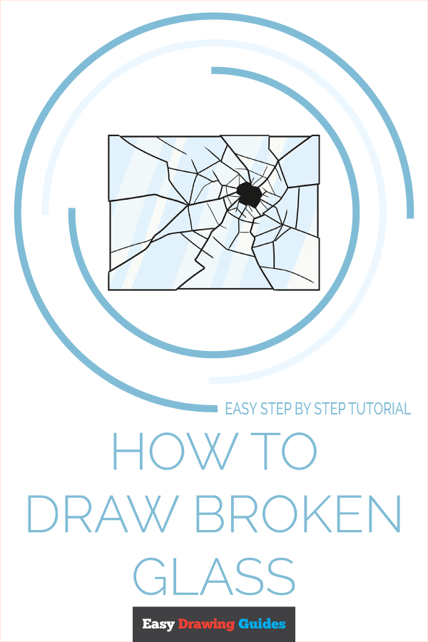 How to Draw Broken Glass Really Easy Drawing Tutorial