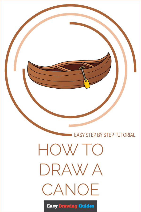 How to Draw a Canoe Really Easy Drawing Tutorial
