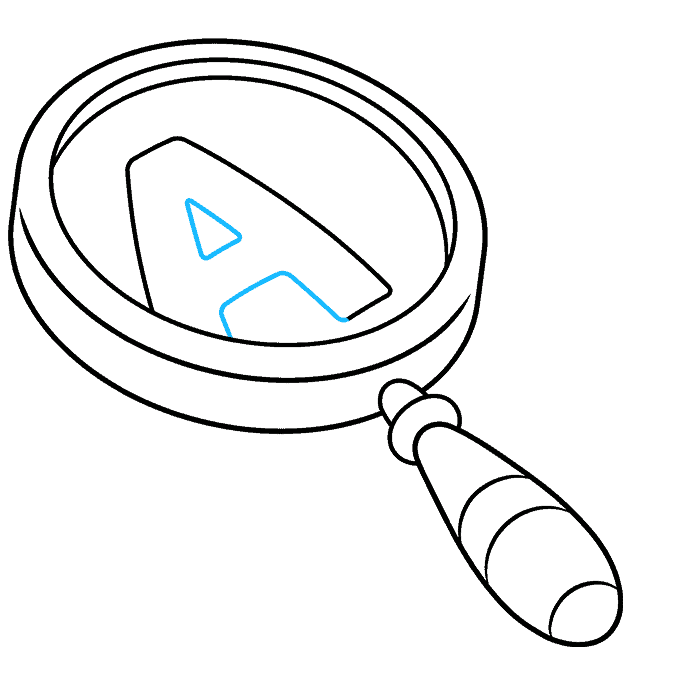 How to Draw a Magnifying Glass Really Easy Drawing Tutorial