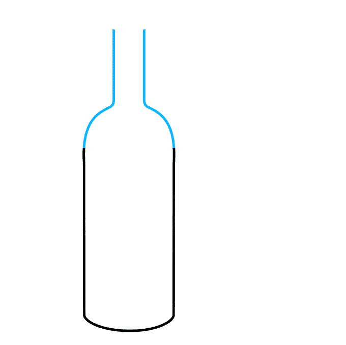 How to Draw a Wine Bottle Really Easy Drawing Tutorial