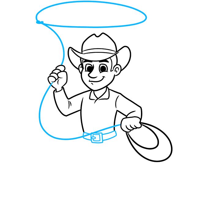 How to Draw a Cowboy Really Easy Drawing Tutorial