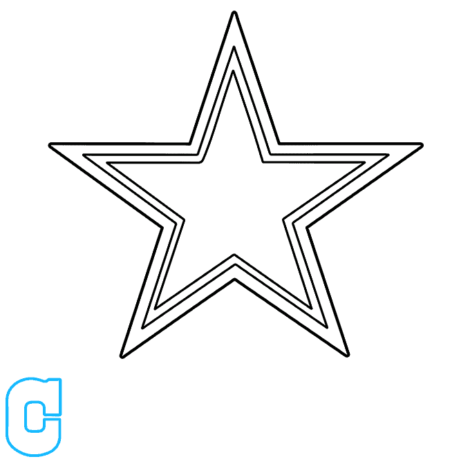 How to Draw the Dallas Cowboys Logo Really Easy Drawing Tutorial