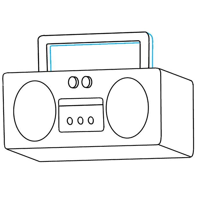 How to Draw a Radio Really Easy Drawing Tutorial