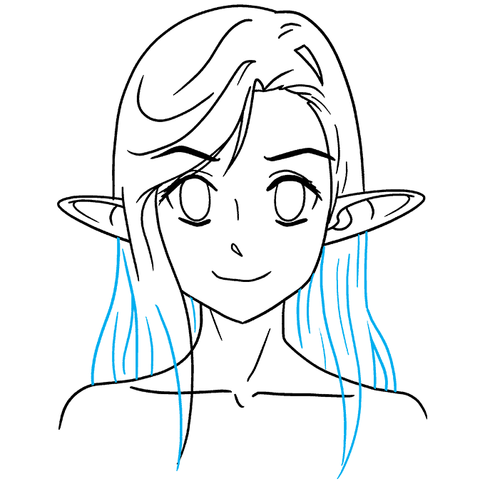 How to Draw an Anime Elf Really Easy Drawing Tutorial