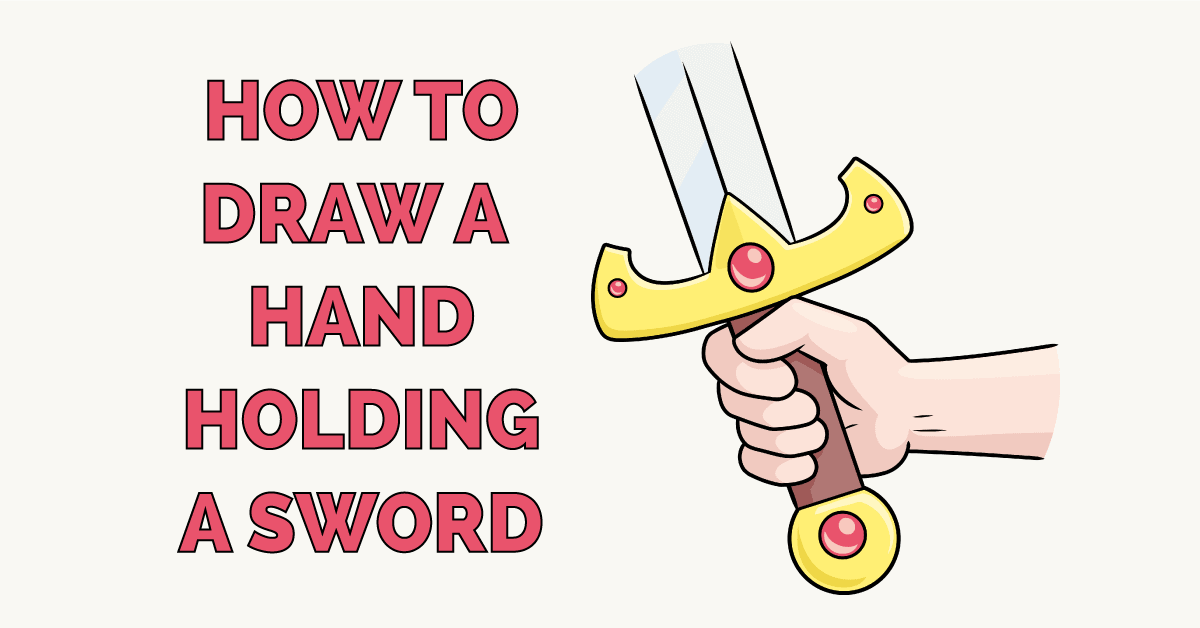 How to Draw a Hand Holding a Sword Really Easy Drawing