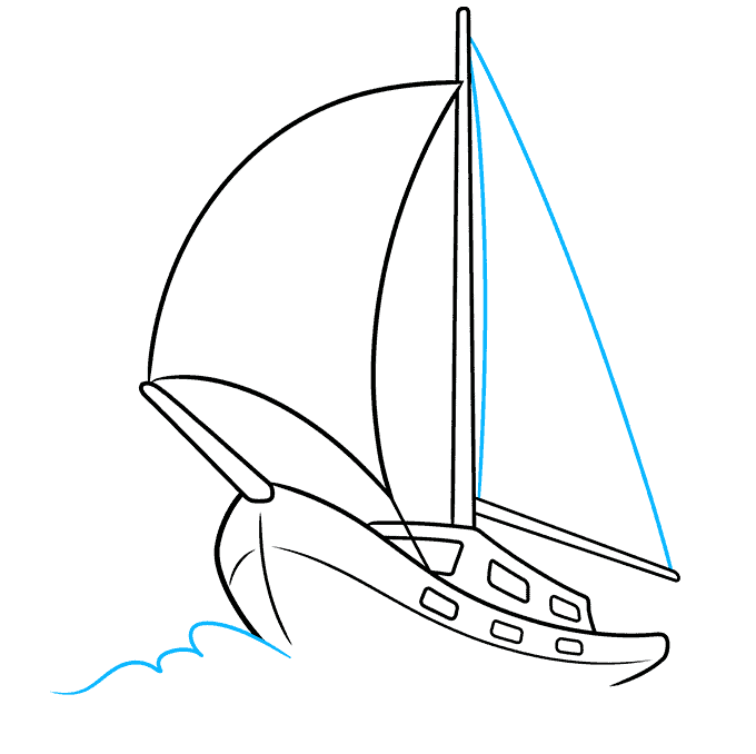 How to Draw a Sailboat Really Easy Drawing Tutorial