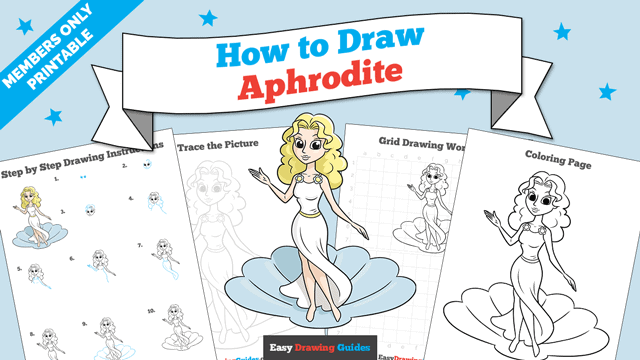 How to Draw Aphrodite Really Easy Drawing Tutorial