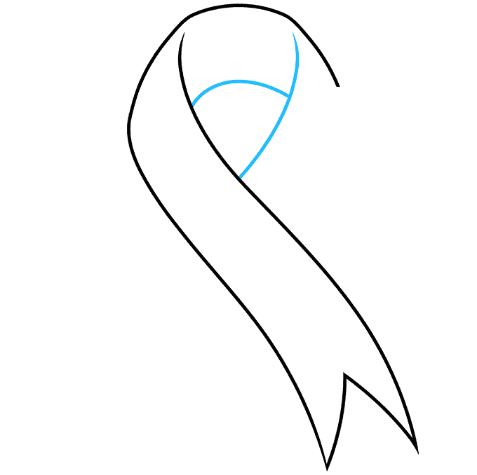 How to Draw a Ribbon Really Easy Drawing Tutorial