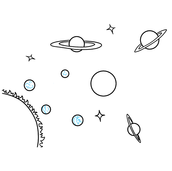 How to Draw the Solar System Really Easy Drawing Tutorial