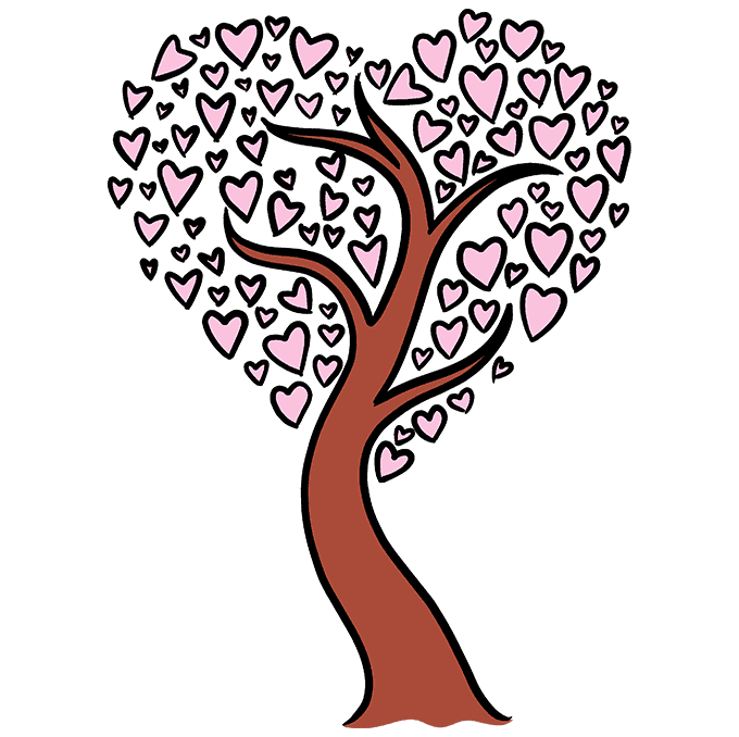 how to draw a heart on a tree Heinrich Carbandoin