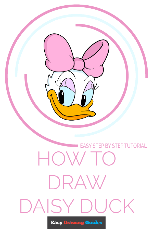 How to Draw Daisy Duck Really Easy Drawing Tutorial