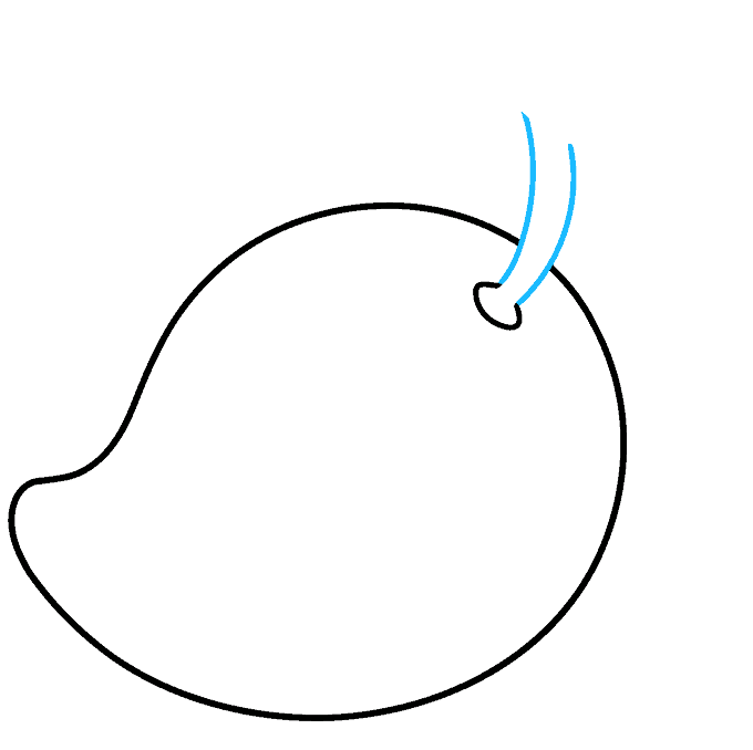 How to Draw a Mango Really Easy Drawing Tutorial