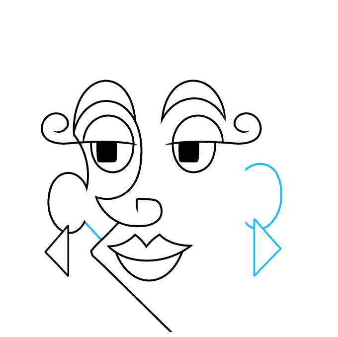 How to Draw an Abstract Face Really Easy Drawing Tutorial