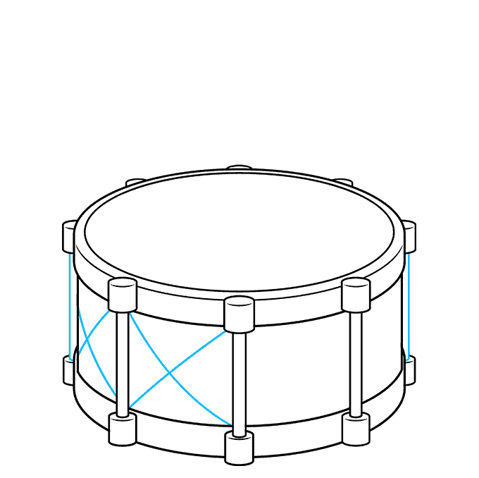 How to Draw a Drum Really Easy Drawing Tutorial