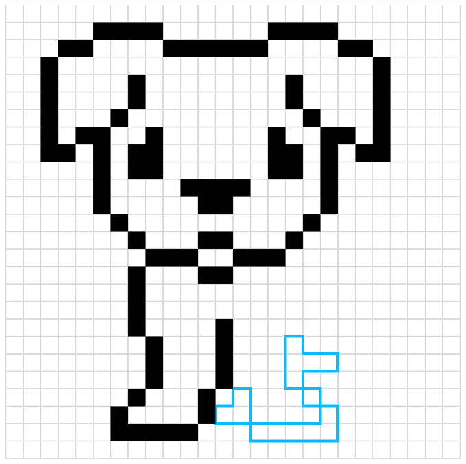 Minecraft Drawings Step By Step Dog