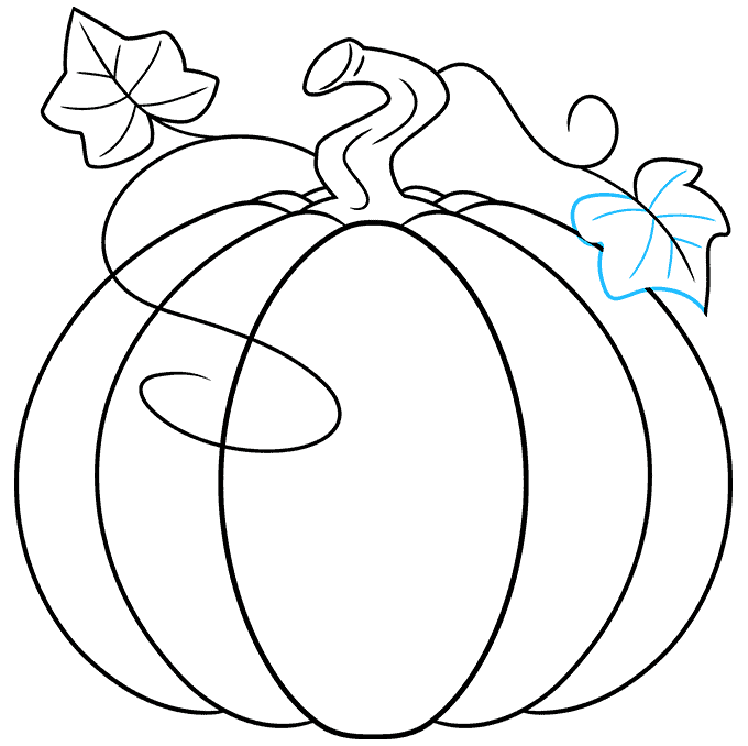 How to Draw a Pumpkin Really Easy Drawing Tutorial