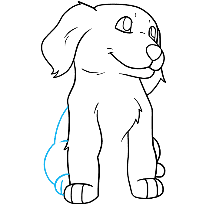 How To Draw A Cute Dog