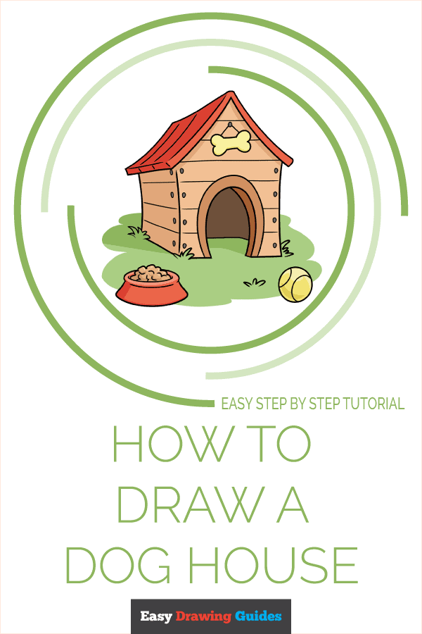 How to Draw a Dog House Really Easy Drawing Tutorial