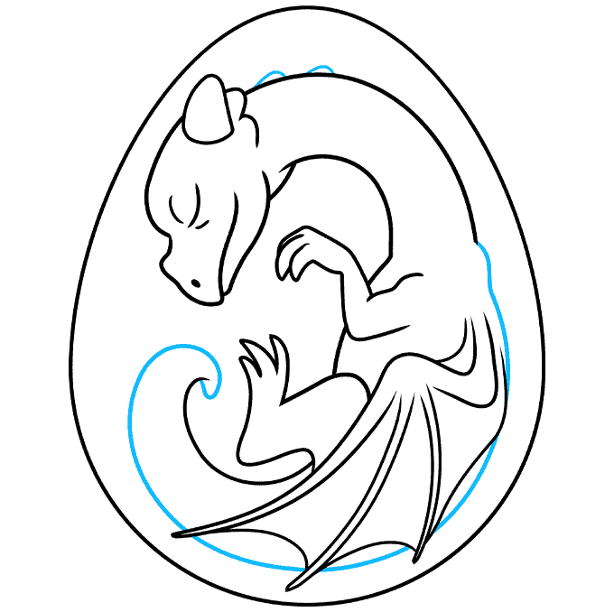 How to Draw a Dragon Egg Really Easy Drawing Tutorial