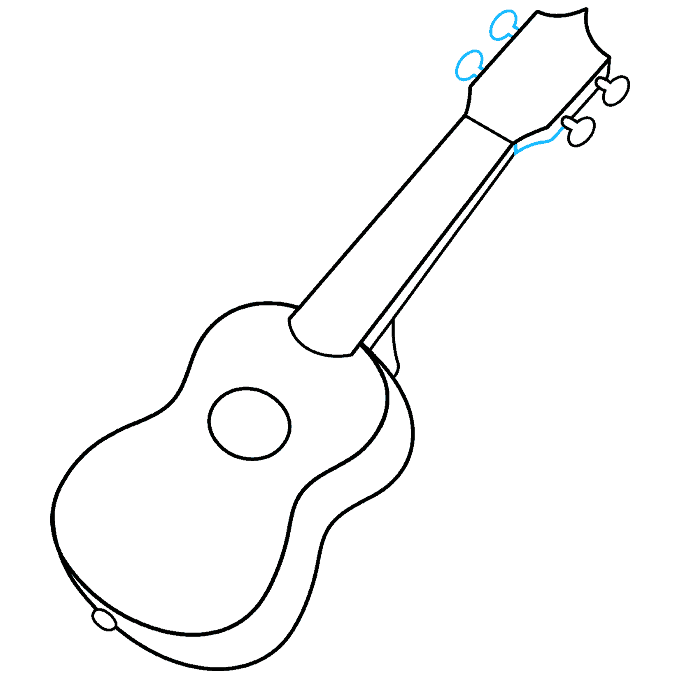 How to Draw a Ukulele Really Easy Drawing Tutorial