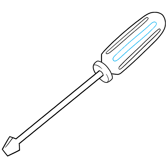 How to Draw a Screwdriver Really Easy Drawing Tutorial