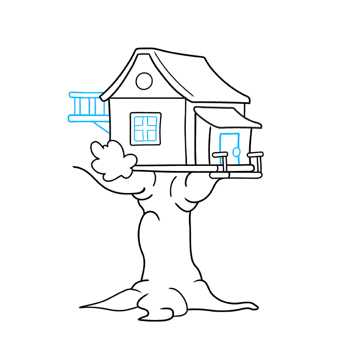 How to Draw a Tree House Really Easy Drawing Tutorial