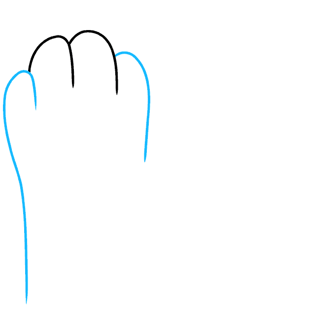 How to Draw a Cat Paw Really Easy Drawing Tutorial